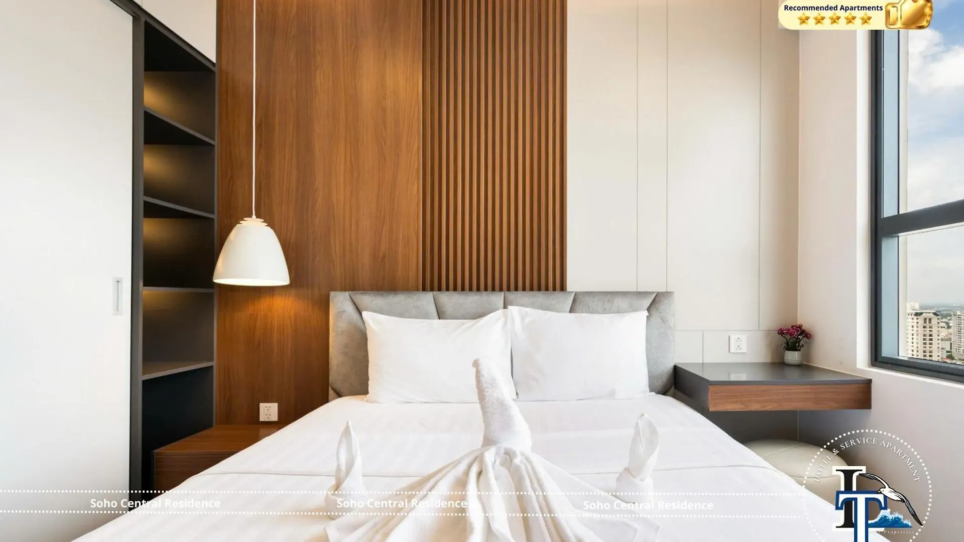Soho Central Residence - City View - District 1 Ho Chi Minh-staden Lägenhetshotell
