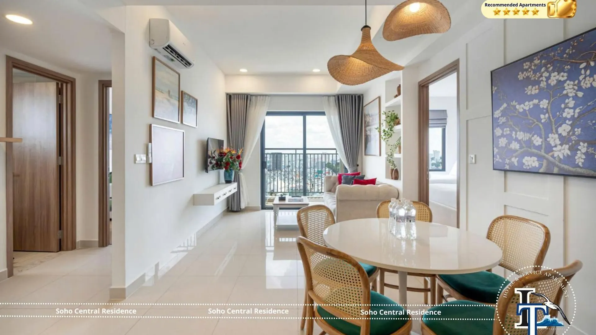 Lägenhetshotell Soho Central Residence - City View - District 1 Ho Chi Minh-staden