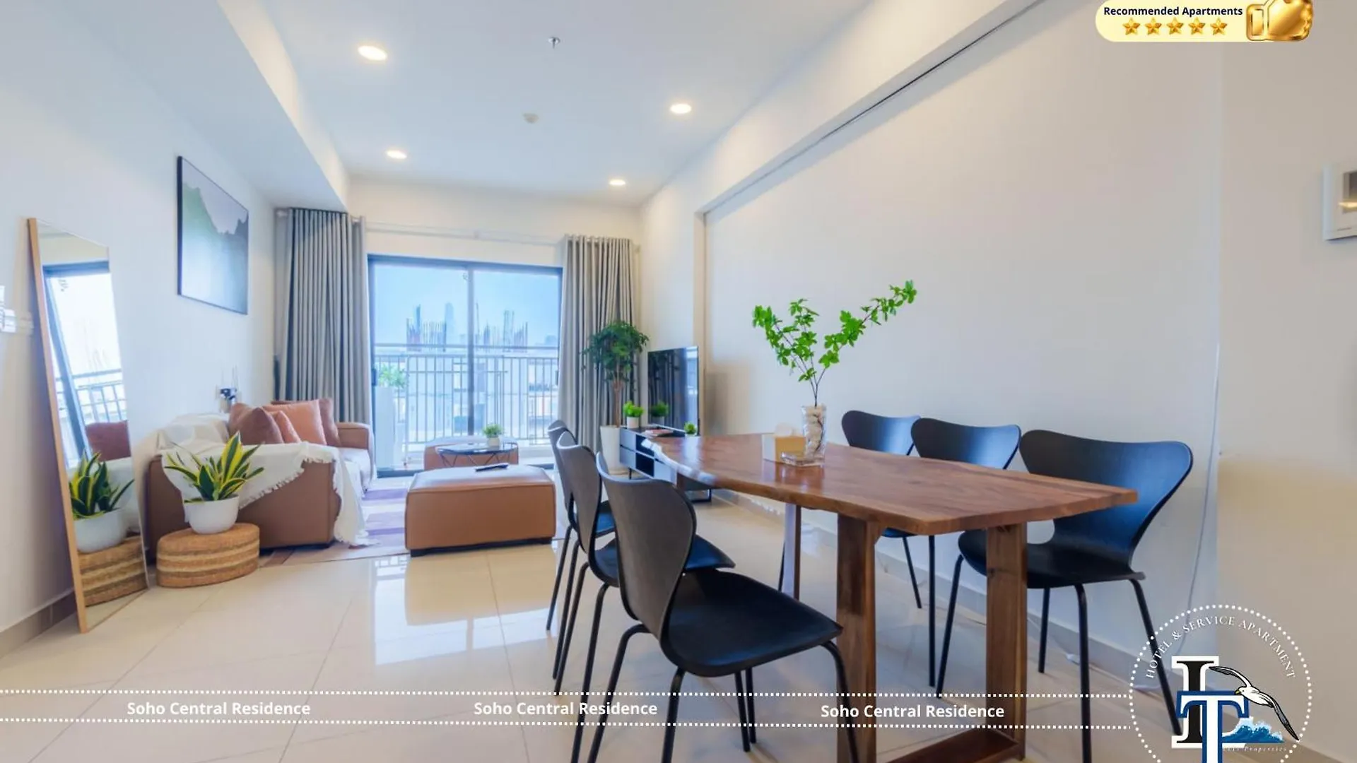 Soho Central Residence - City View - District 1 Ho Chi Minh-staden Lägenhetshotell