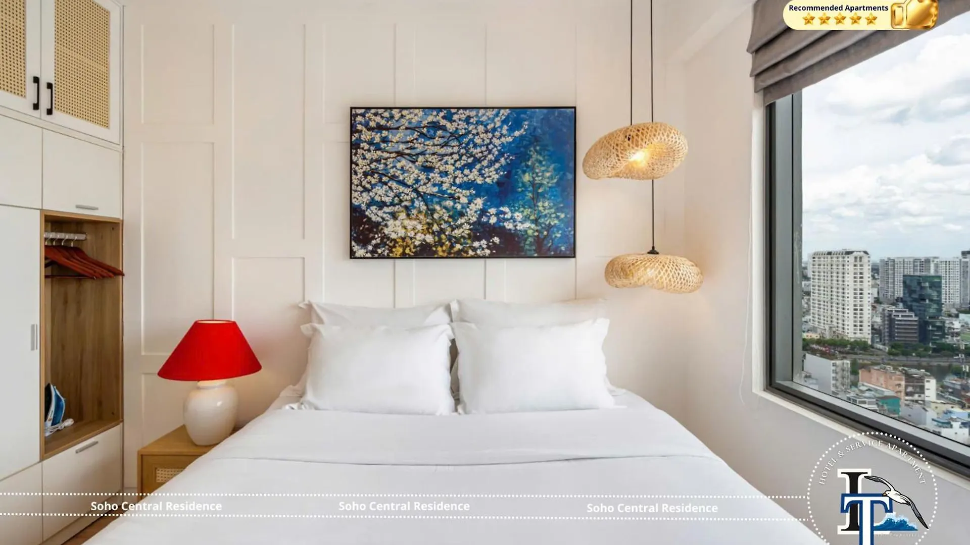 Lägenhetshotell Soho Central Residence - City View - District 1 Ho Chi Minh-staden