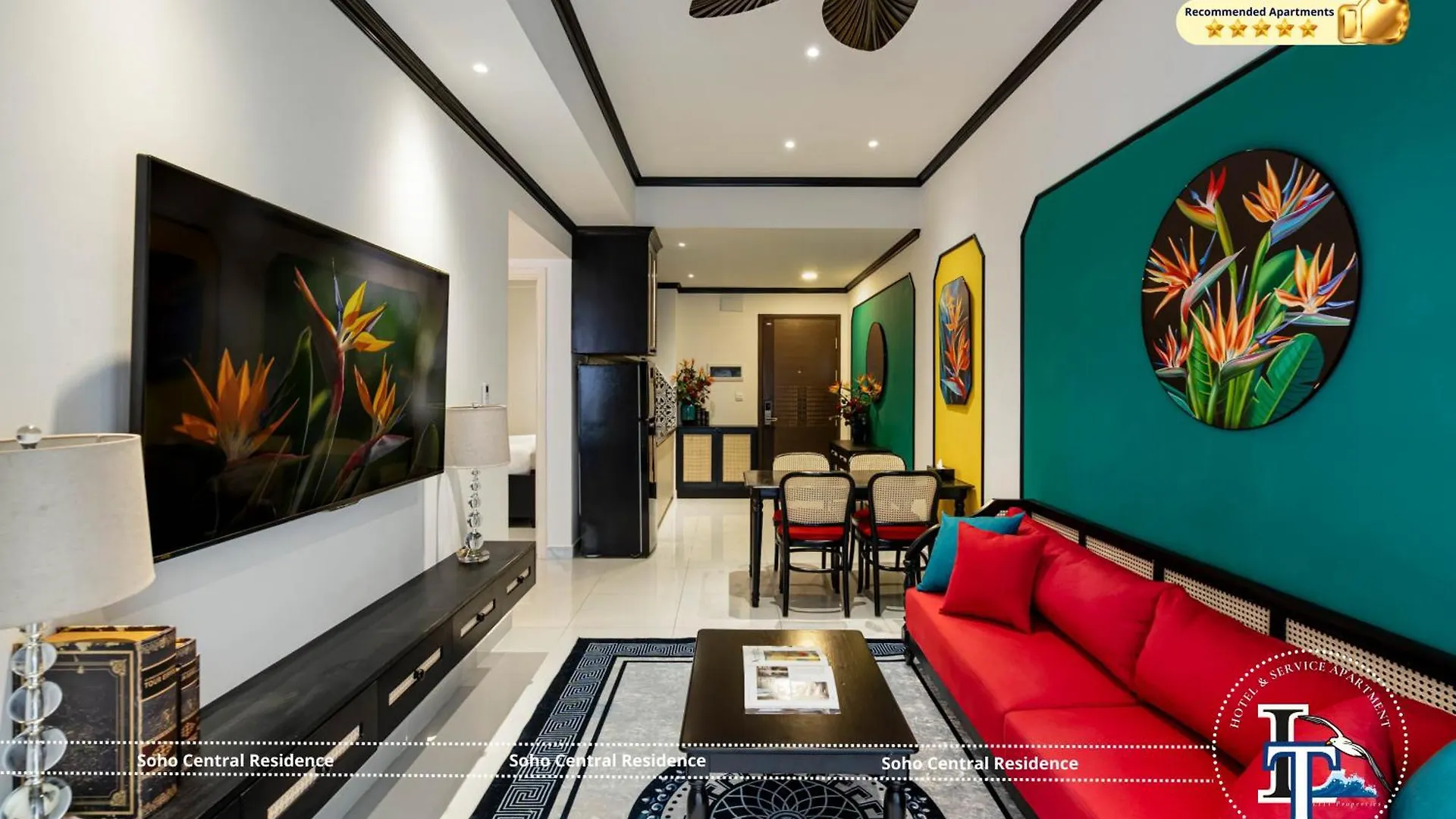 Soho Central Residence - City View - District 1 Ho Chi Minh-staden Lägenhetshotell