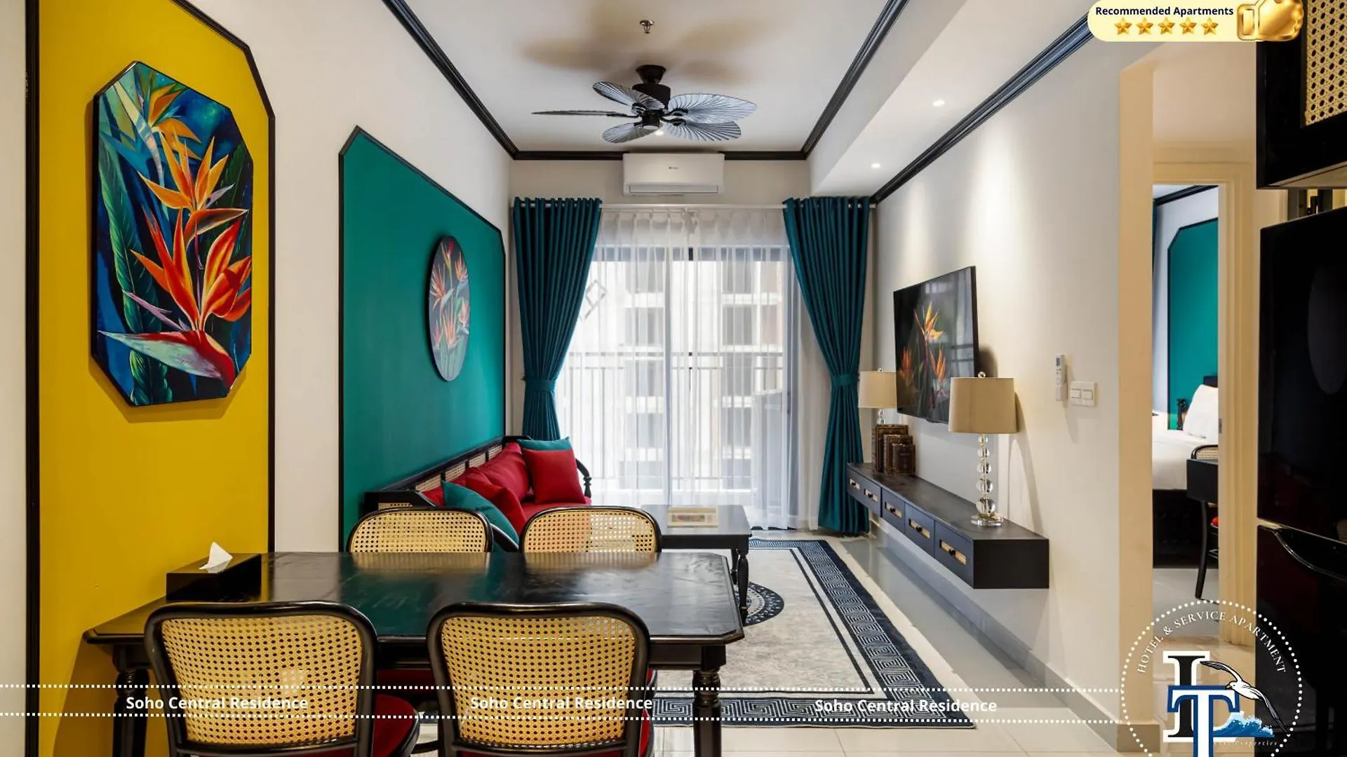 ***** Lägenhetshotell Soho Central Residence - City View - District 1 Ho Chi Minh-staden Vietnam