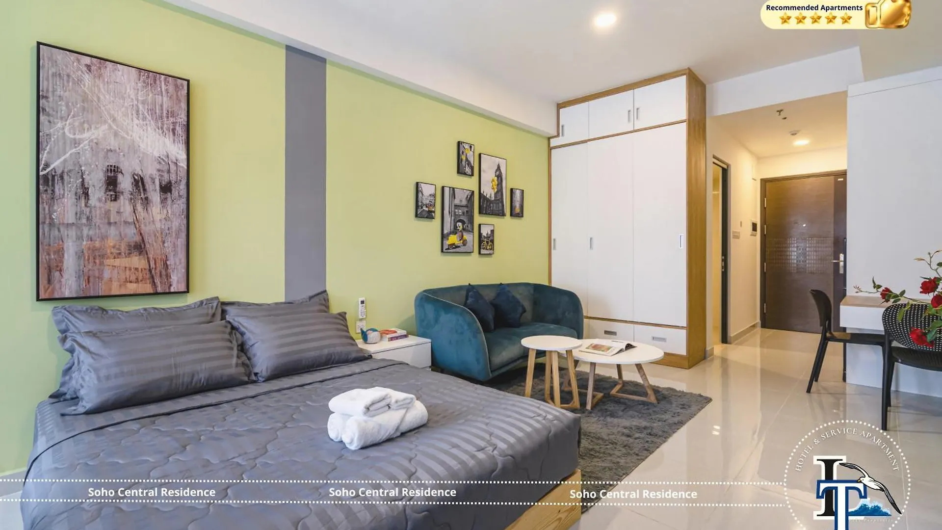 Soho Central Residence - City View - District 1 ホーチミン市 アパートホテル