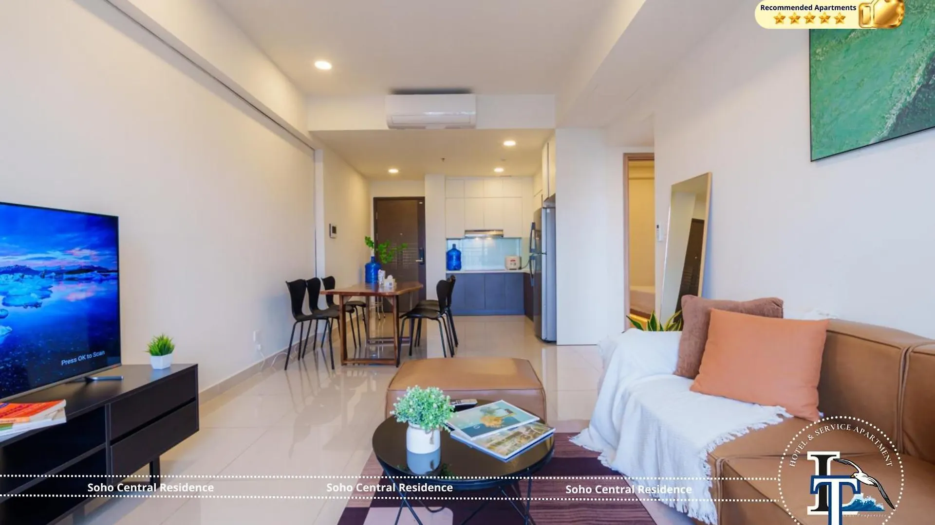 アパートホテル Soho Central Residence - City View - District 1 ホーチミン市