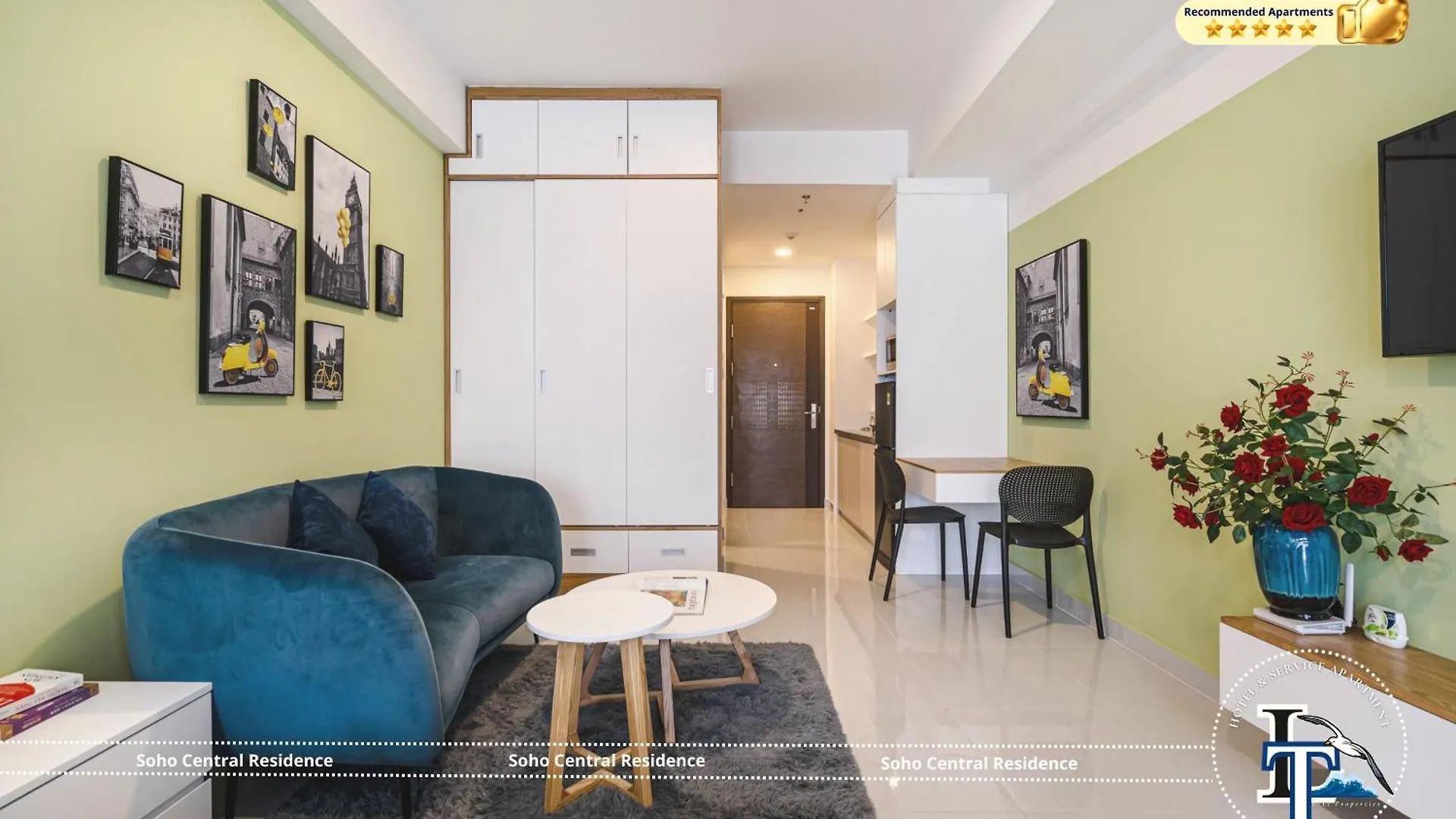 アパートホテル Soho Central Residence - City View - District 1 ホーチミン市