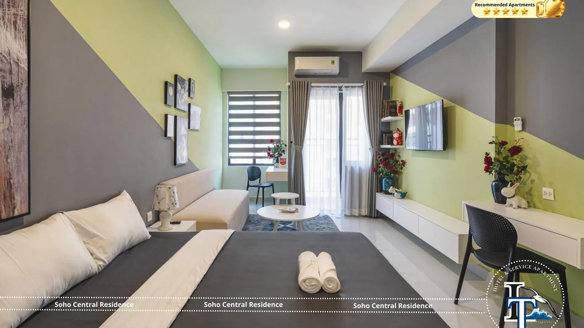 アパートホテル Soho Central Residence - City View - District 1 ホーチミン市